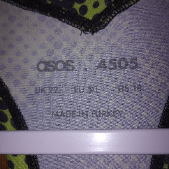 Asos Plus Size Women's Athletic Tank Size 18 - Picture 3 of 3